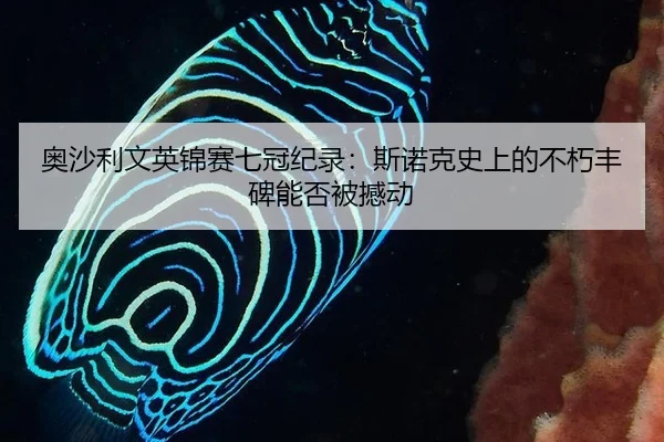 奥沙利文英锦赛七冠纪录：斯诺克史上的不朽丰碑能否被撼动